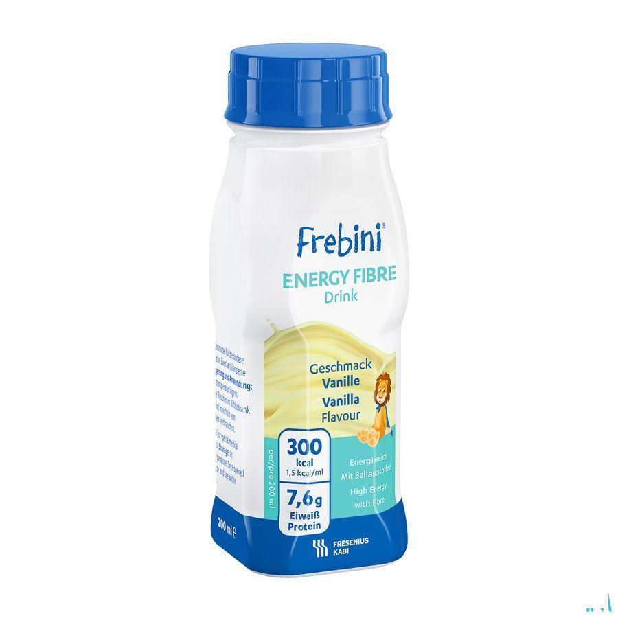 Frebini Energy Fibre Drink Enf Vanil Easyb.4x200 ml  -  Fresenius
