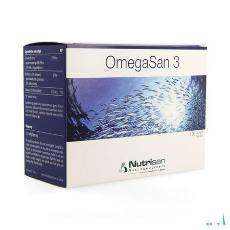 Omegasan 3 120 Softgels   -  Nutrisan