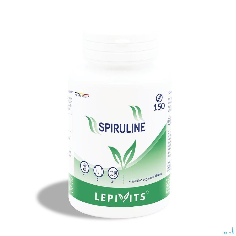 Leppin Spiruline Californie 400 mg Comprimes 150  -  Lepivits