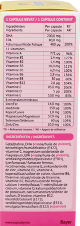 Supradyn Prenatal Caps 60  -  Bayer