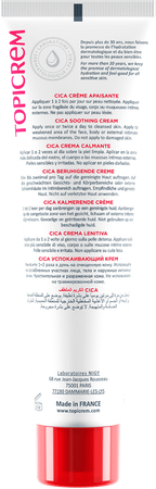 Topicrem Cica Creme Apaisante Tube 100 ml