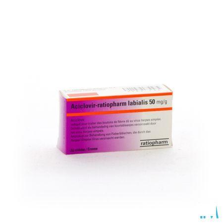 Aciclovir Teva Labialis Creme Tube 2g 