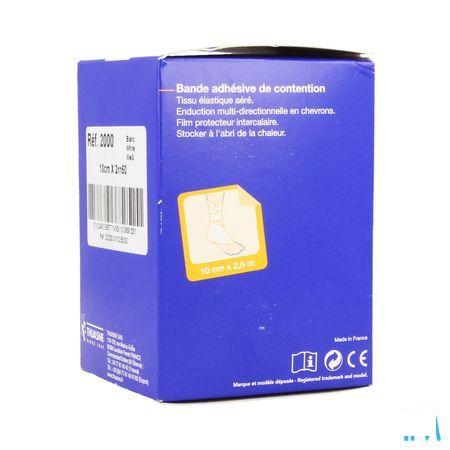 Biplast Bande Contention Adhesive Blanc 10cmx2,5m 1  -  Thuasne Benelux