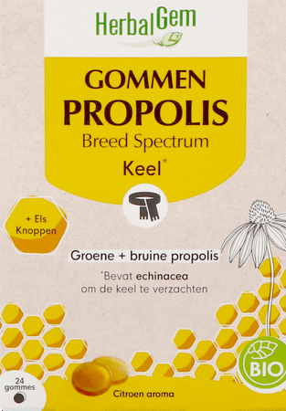 Herbalgem Propolis Breed Spectrum Bio Gommen 24  -  Herbalgem