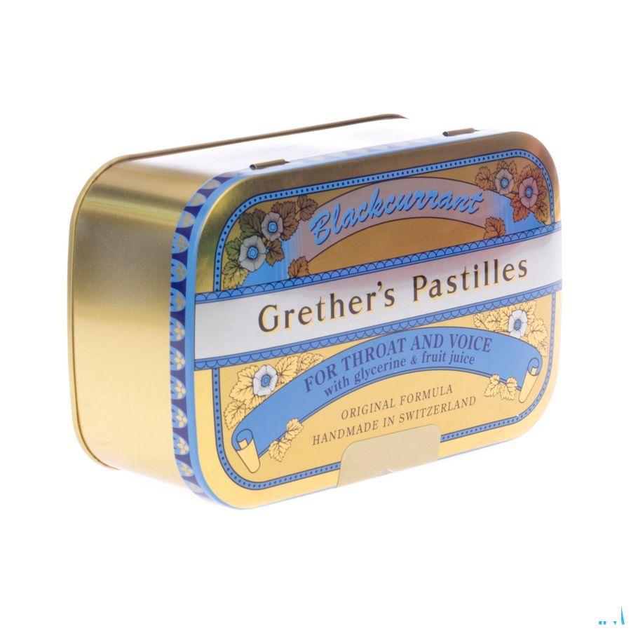 Grether's Pastilles Blackcurrant Pastille 440 gr  -  Melisana