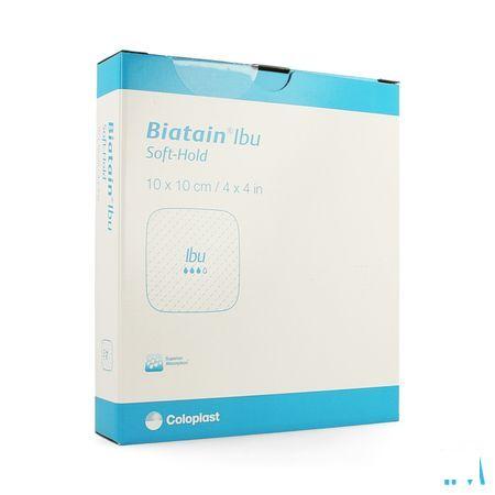 Biatain-ibu Verband Softhold + ibuprof.10x10,0 5 34140  -  Coloplast