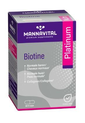 Mannavital Biotine Platinum - 60 V-caps