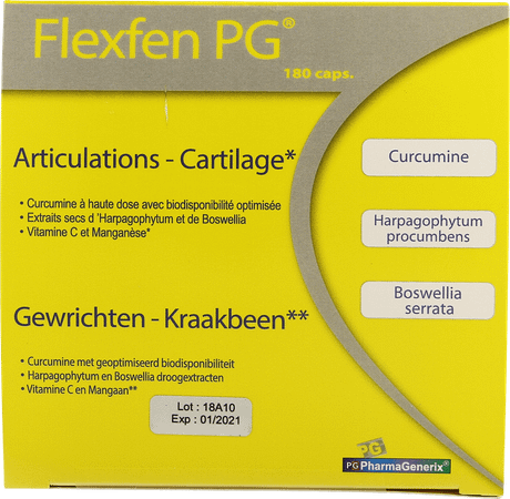 Flexfen Pg Pharmagenerix Blister Capsule 180  -  Superphar