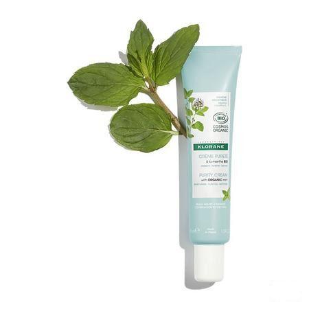 Klorane Gezicht Aquatic Munt Zuiverende Creme 40 ml