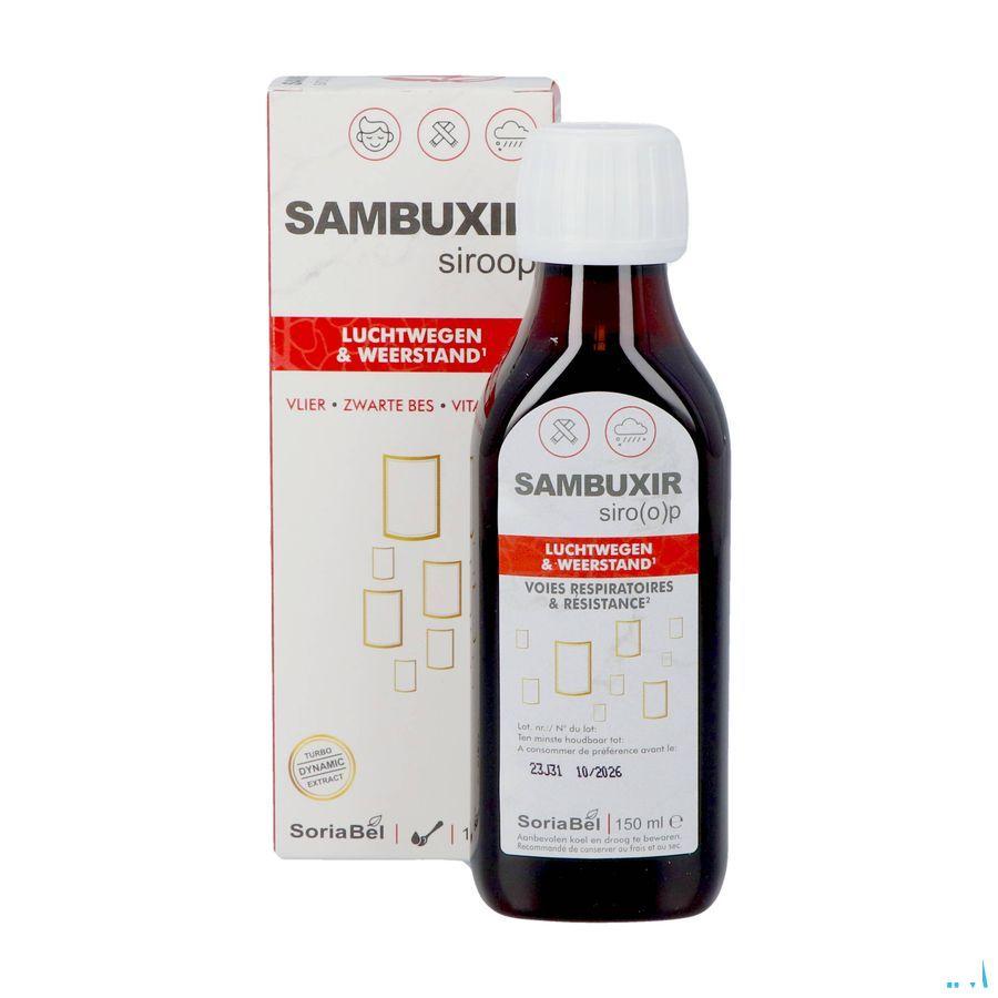 Soria Sambuxir Siroop Vlierbes 150 ml  -  Soria Bel