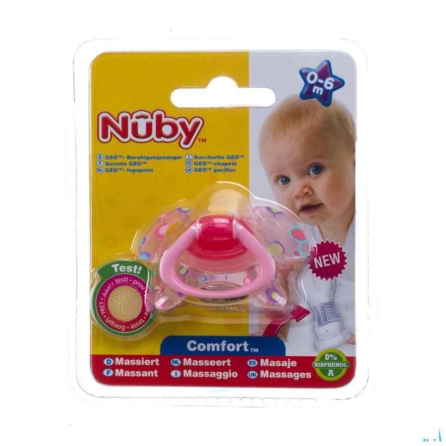 Nuby Geoac Orthodontische Fopspeen - 0-6m  -  New Valmar