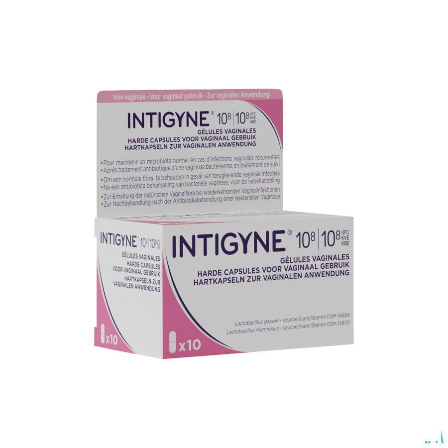 Intigyne 10E8 Kve/10E8 Kve Harde Caps Vaginaal 10