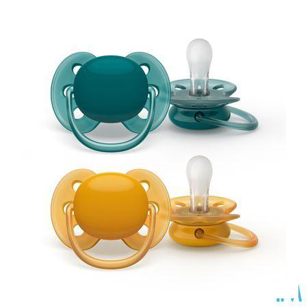 Philips Avent Fopspeen Green Yellow +6M