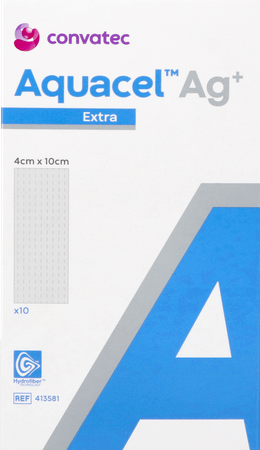 Aquacel Ag+ Extra 4 X 10Cm 10 413581