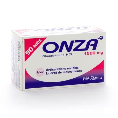 Onza 1500 mg Soepele Gewrichten Tabletten 90  -  Will Pharma