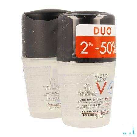 Vichy Homme Deo Mineral Duo 2x50 ml  -  Vichy
