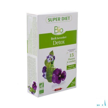 Super Diet Complexe Detox Bio Ampullen 20x15 ml  -  Superdiet Laboratoires