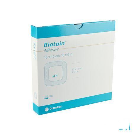 Biatain Schuimverband Adh 15,0X15,0Cm 5 33421  -  Coloplast