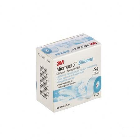 Micropore 3m Silicone Tape 25,0mmx5m 1 2775p-1  -  3M