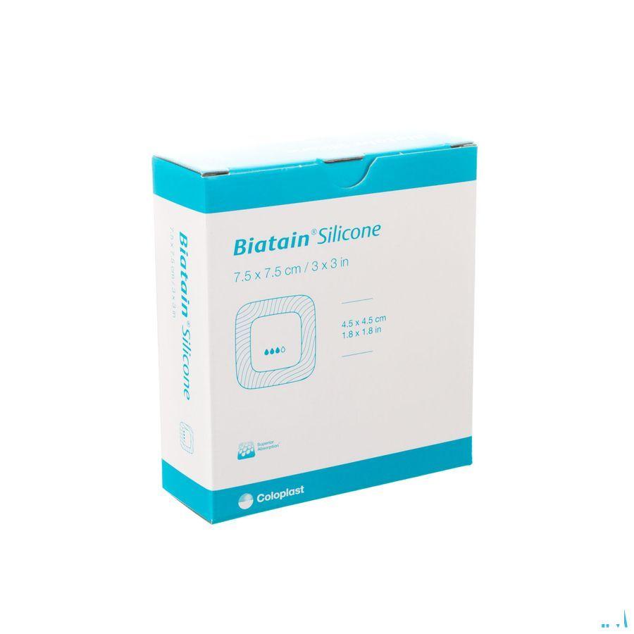 Biatain Silicone Pansement Mousse 7,5x 7,5cm 10 33434  -  Coloplast
