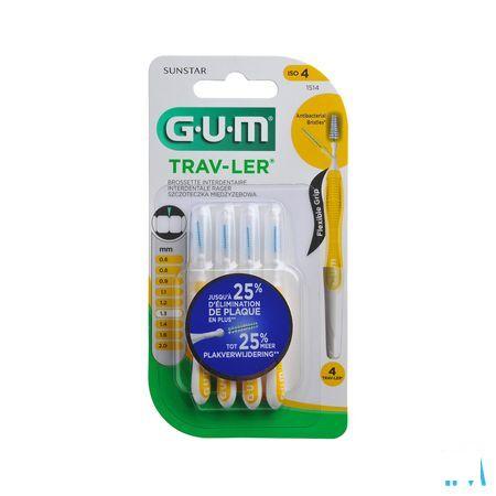 Gum Proxabrush Travel Tap Xfine 4 1514