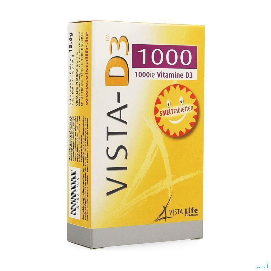 Vista D3 1000 Smelttabletten 120 