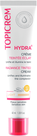 Topicrem Hydra+ Getinte Cr Eclat Licht 40 ml
