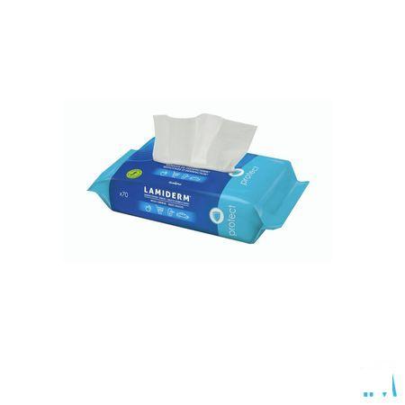 Lamiderm Protect Lingettes Desinfect. Flowpack 70