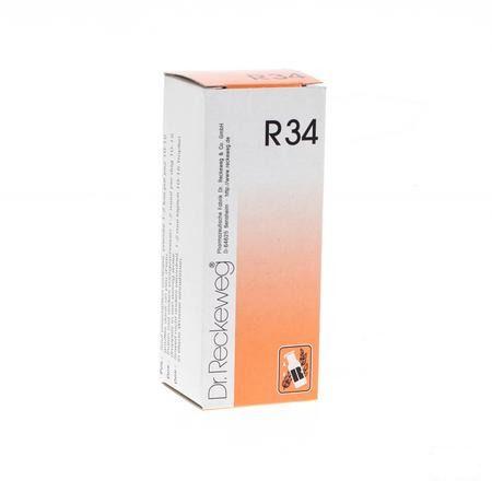 Reckeweg Dr. R34 Druppels 50 ml  -  Nut-Hom-Phyt