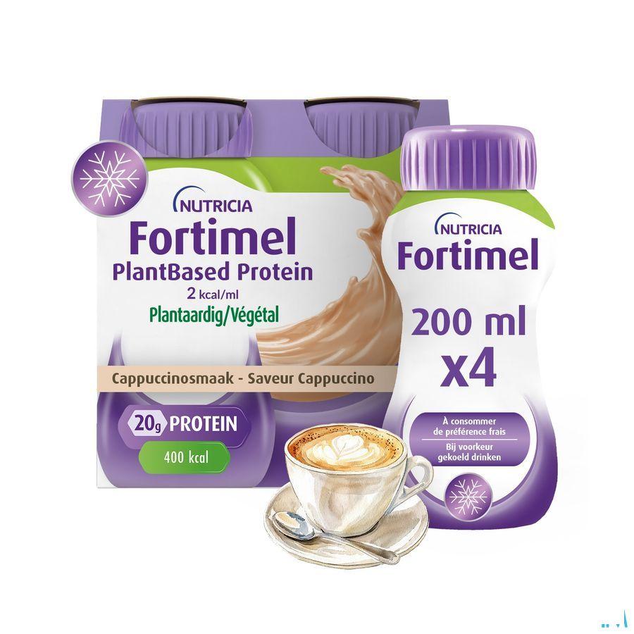 Fortimel Plantbased Protein Cappuccino 4X200 ml