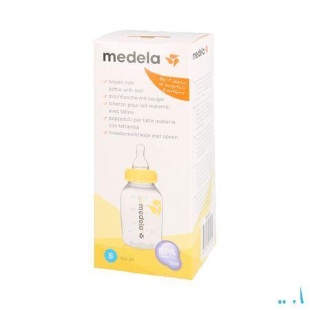 Medela Fles Moedermelk Plast Met Speen Slow Flow  -  Medela