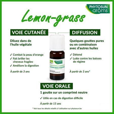 Phytosun Lemon-grass Fr-bio-01 10 ml