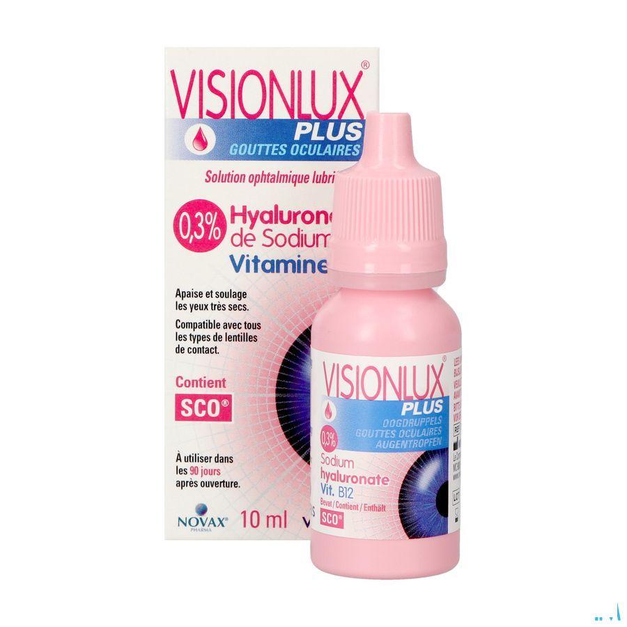 Visionlux Plus Oogdruppels Flacon 1 X 10 ml