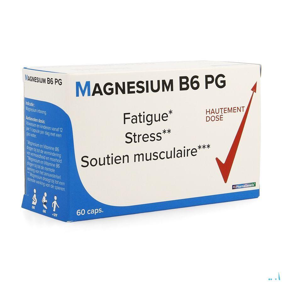 Magnesium B6 Pg Pharmagenerix Capsule 60  -  Superphar