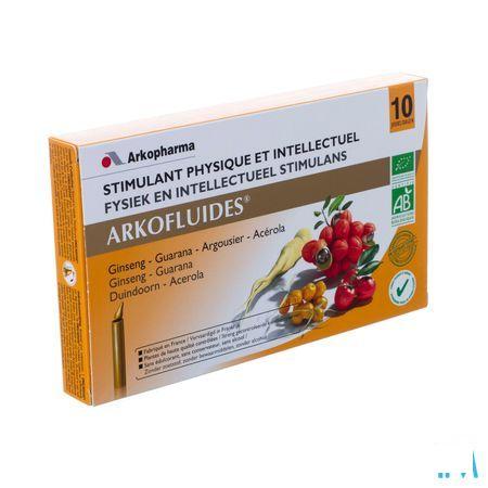 Arkofluide Stimulant Physique+intelect.unicados 10  -  Arkopharma