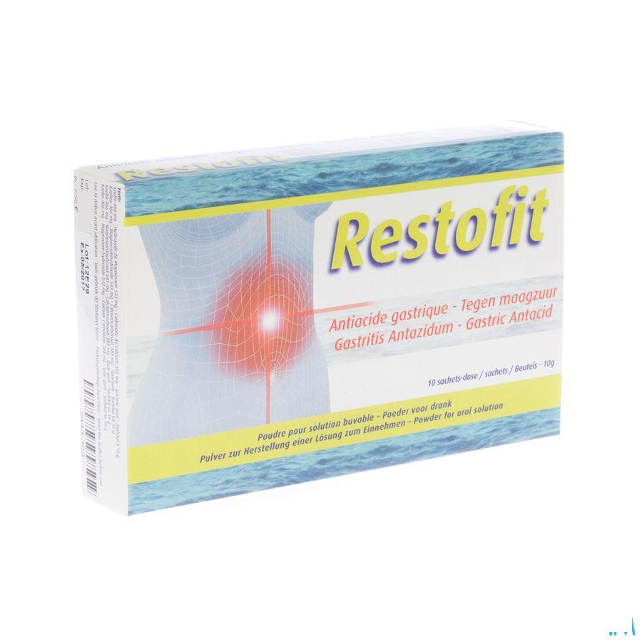 Restofit Pulv Oplossing Drink Zakjes 10 X 10 gr  -  Sterop