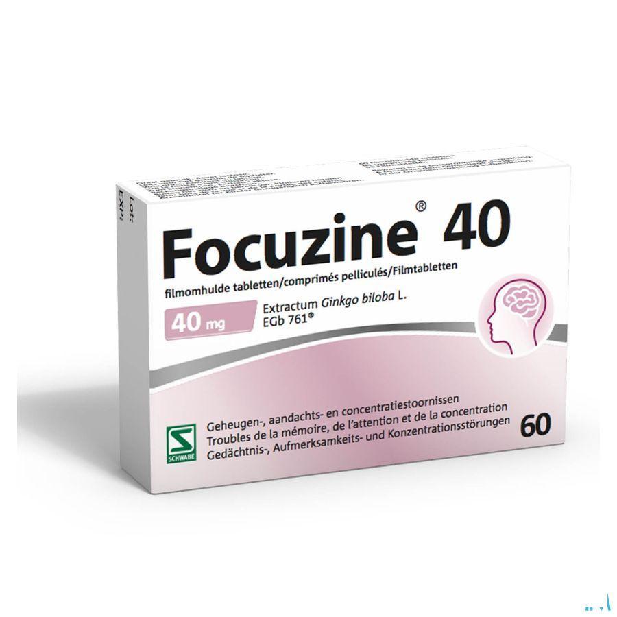 Focuzine 40 mg 60 Comprimes  -  VSM