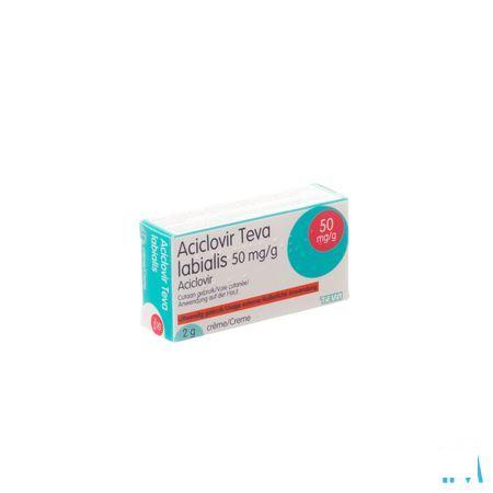 Aciclovir Teva Labialis Creme Tube 2g 