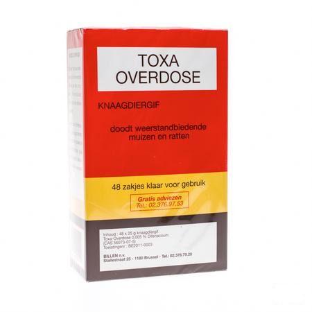 Toxa Overdose Souricide 48 X 25 gr