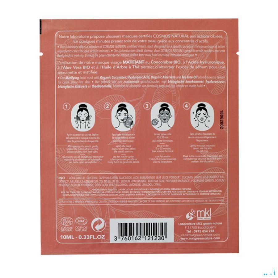 Mkl Gezichtsmasker Matifierend Zakjes 10 ml