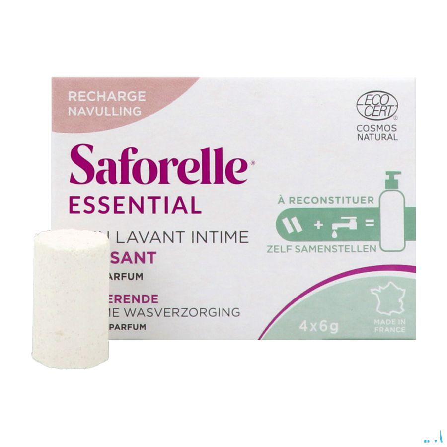 Saforelle Essent. Soin Lav.Int.Apais. Pdr Rech.4 x 6G