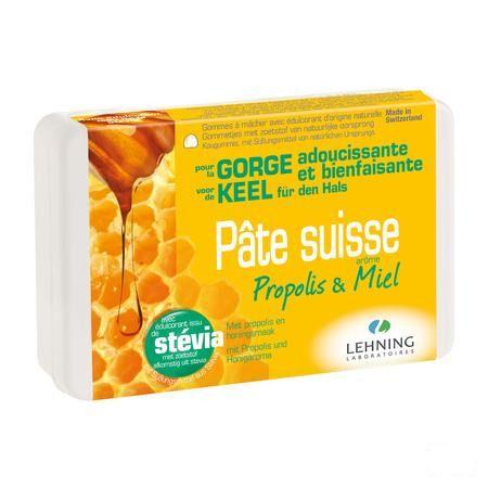 Pate Suisse Keel Propolis Honing 50 gr  -  Lab. Lehning