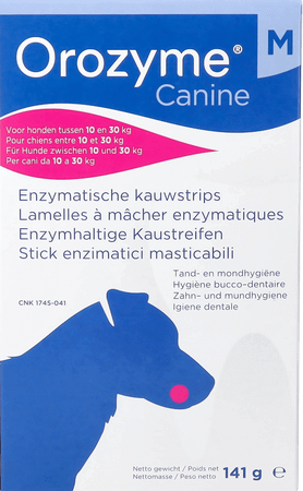 Orozyme Canine M Lamelle Enzym.chien 10-30Kg 141 gr  -  Ecuphar