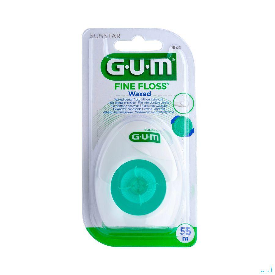 Gum Dentalfloss Fine Floss Waxed 54,8M 1555