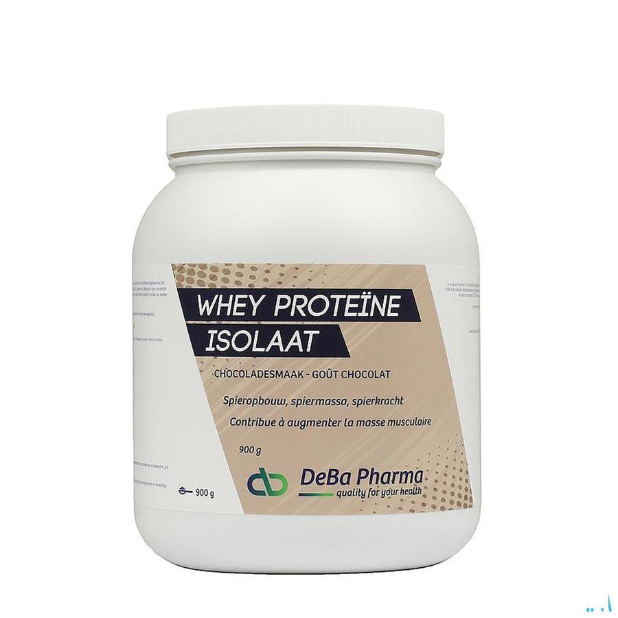 Whey Proteine Isolaat Chocolade 900  -  Deba Pharma