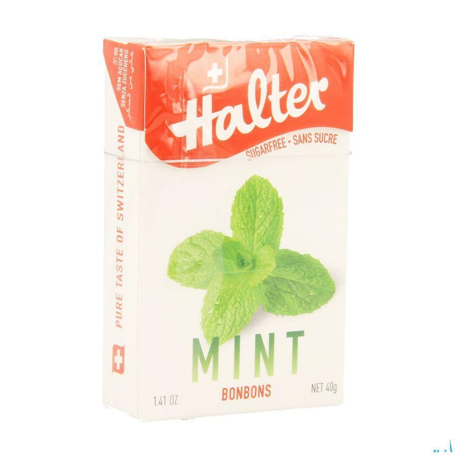 Halter Bonbon Munt Zs 40 gr  -  Sotrexco International