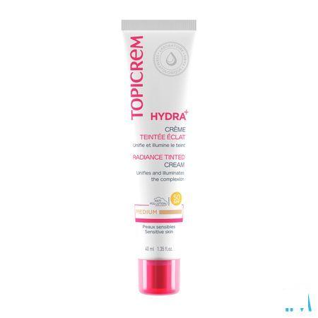 Topicrem Hydra+ Getinte Cr Eclat Medium 40 ml