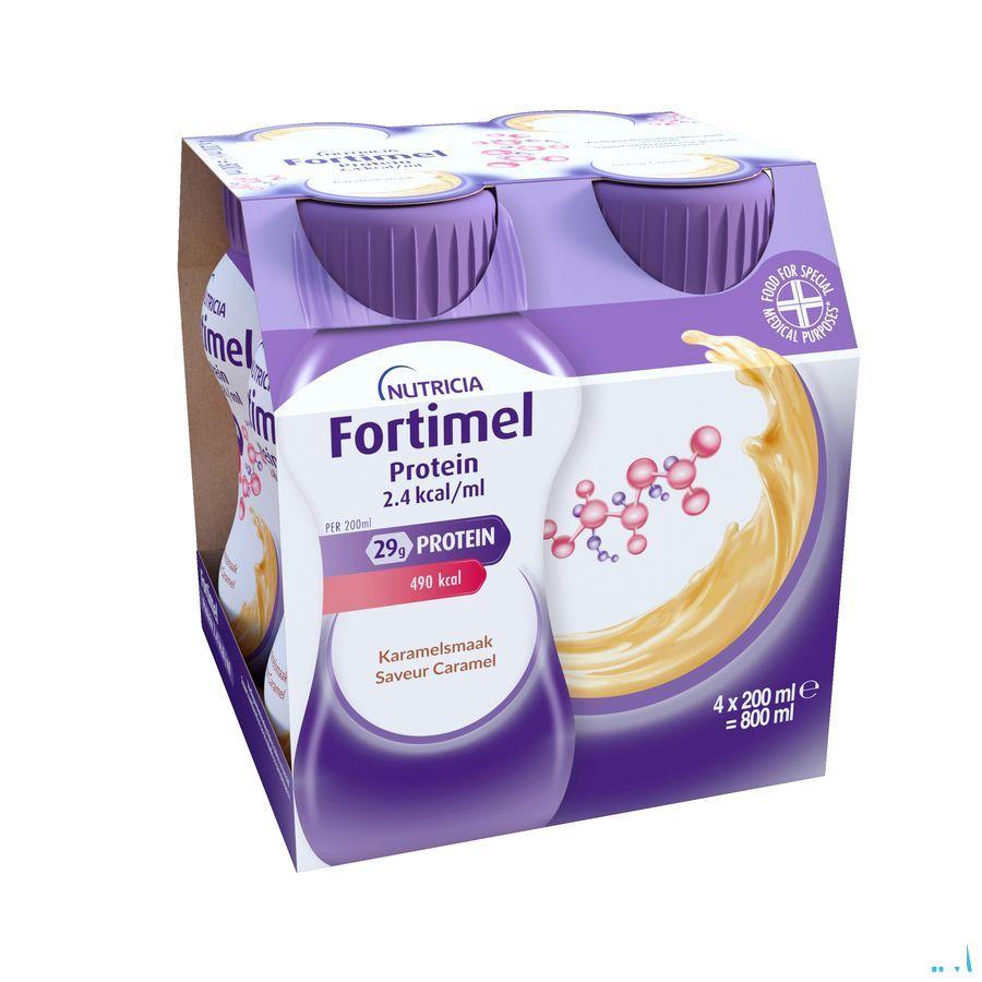 Fortimel Protein 2.4Kcal Caramel 4 x 200 ml