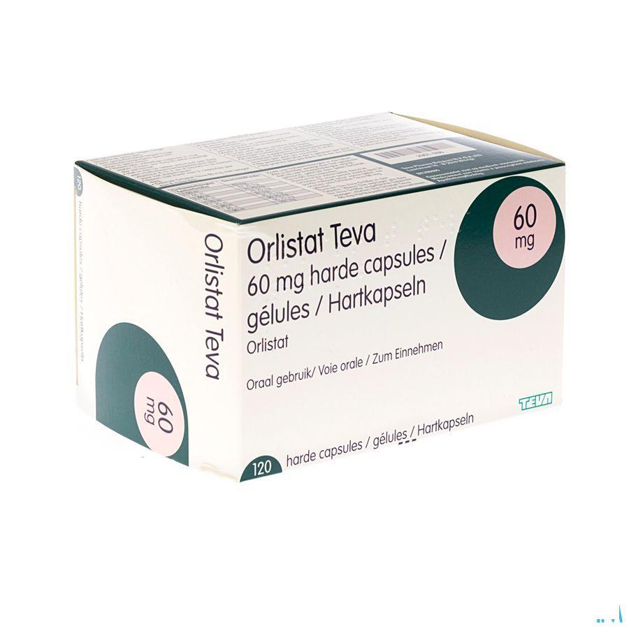 Orlistat Teva Harde Capsule 120 X 60 mg 