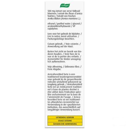 Vogel Arnicaforcemed Forte Gel 100 ml  -  A.vogel